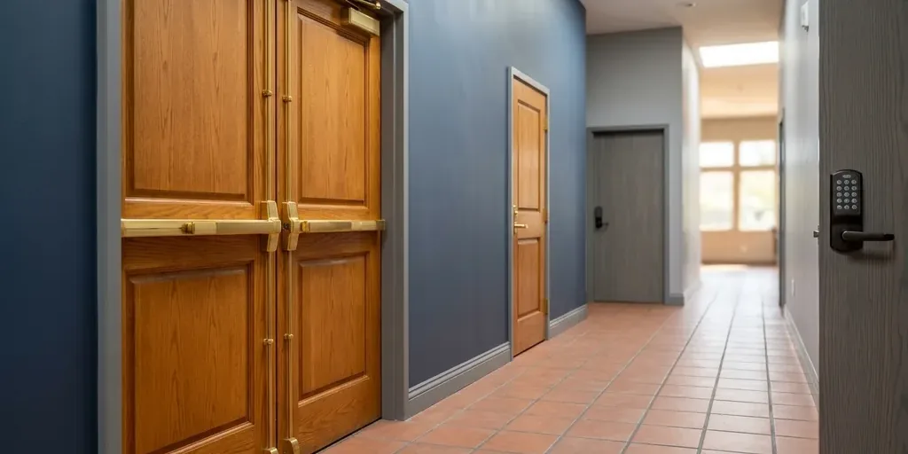 Doors and hardware in churches and places of worship